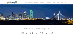 Desktop Screenshot of dallasgivecamp.org