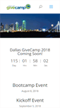 Mobile Screenshot of dallasgivecamp.org